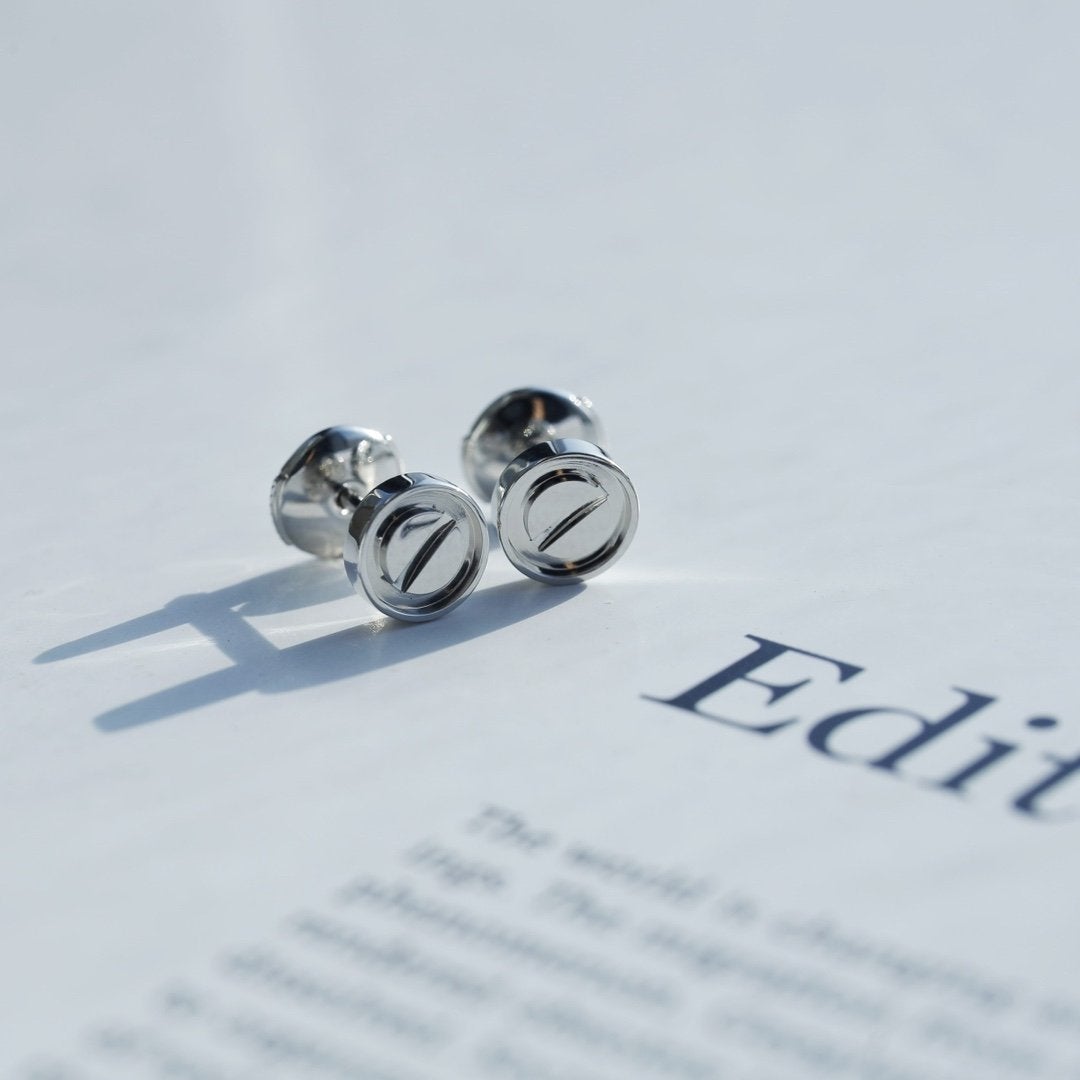 [Lumi Jewels]LOVE EARRINGS SILVER 10MM