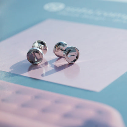 [Lumi Jewels]LOVE EARRINGS SILVER 10MM