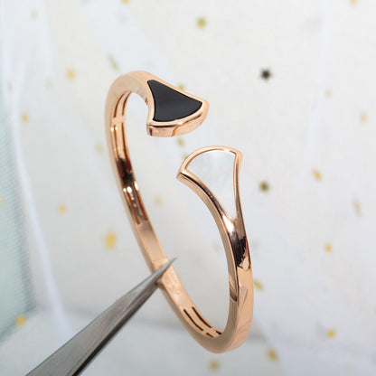 [Lumi Jewels]BRACELET RÊVE OUVERT OR ROSE NACRE