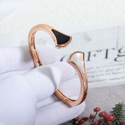 [Lumi Jewels]BRACELET RÊVE OUVERT OR ROSE NACRE