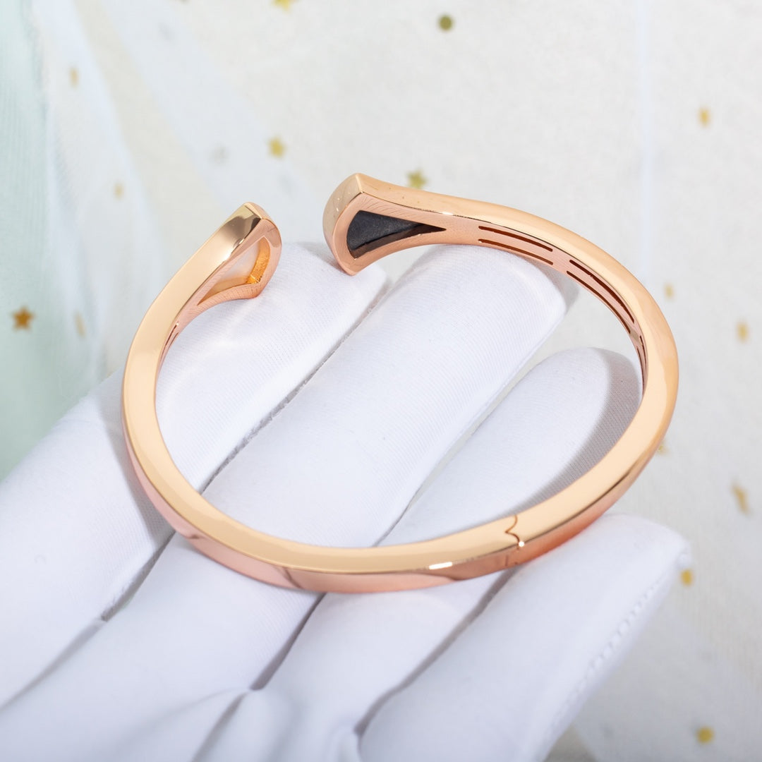 [Lumi Jewels]BRACELET RÊVE OUVERT OR ROSE NACRE