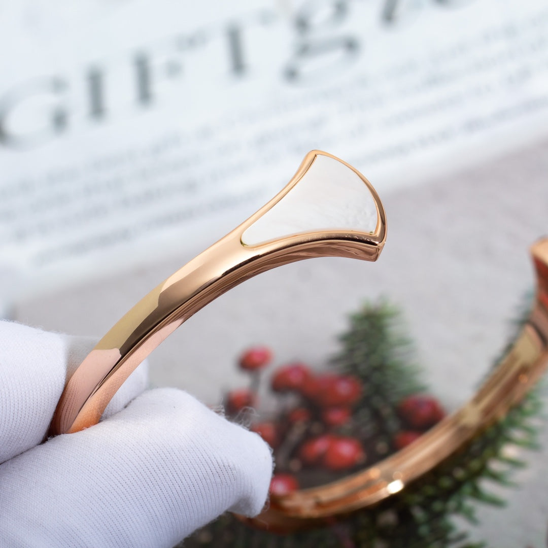 [Lumi Jewels]DREAM BRACELET OPEN PINK GOLD MOP DIAMOND