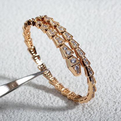 [Lumi Jewels]BRACELET SERPENTI 6.8MM OR ROSE DIAMANTS