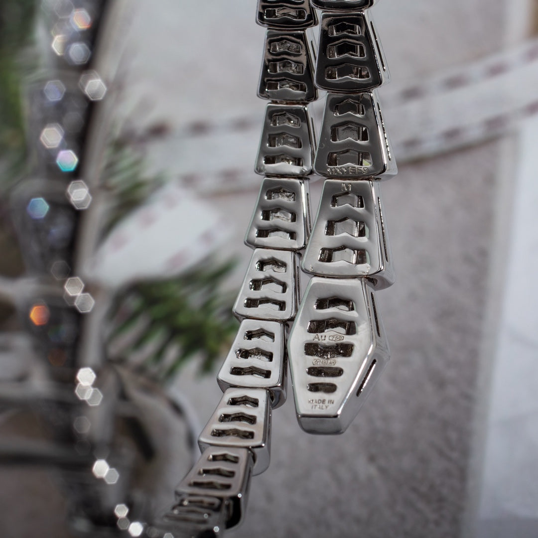 [Lumi Jewels]SERPENTI BRACELET 6MM SILVER DIAMOND