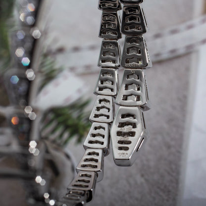 [Lumi Jewels]SERPENTI BRACELET 6MM SILVER DIAMOND