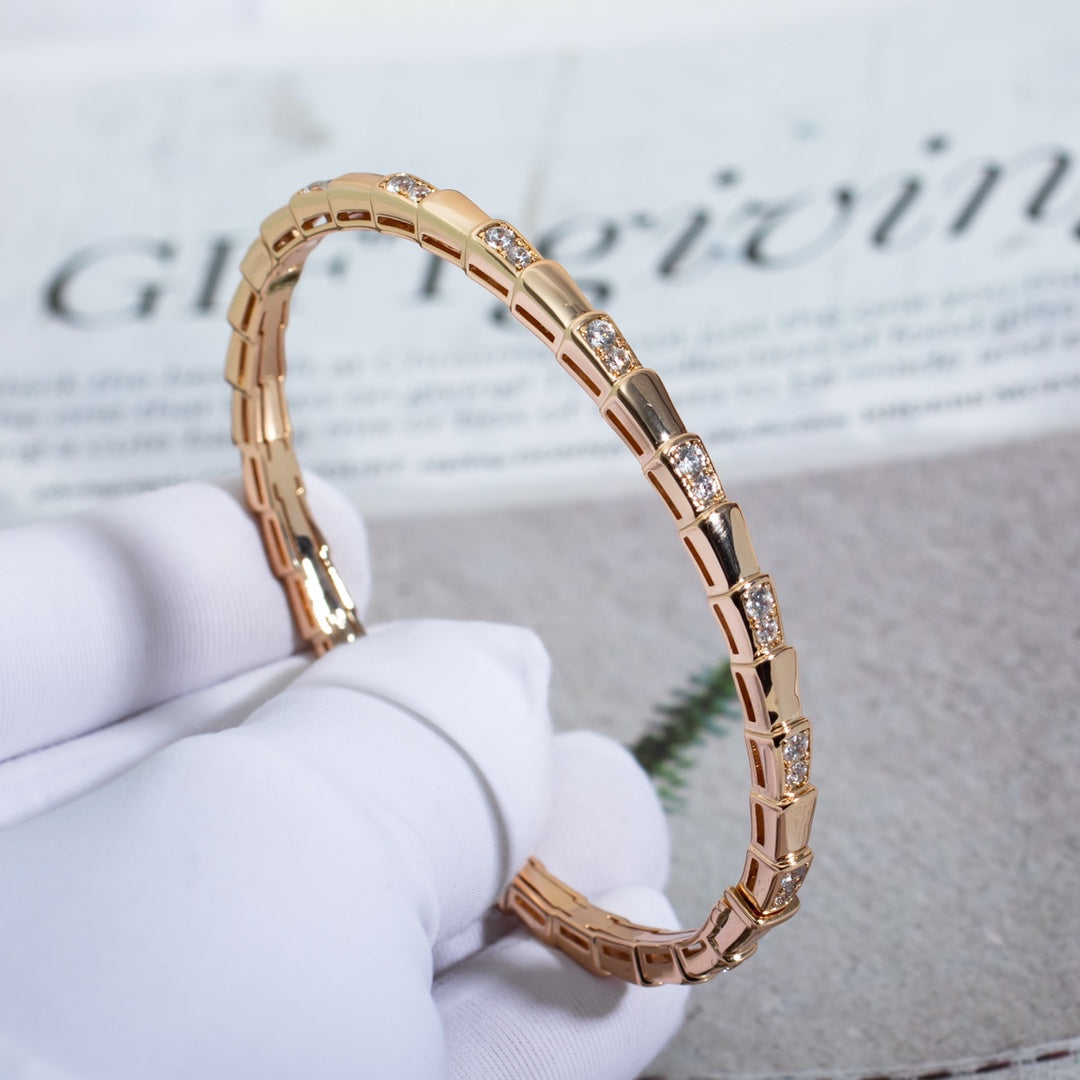 [Lumi Jewels]SERPENTI BRACELET PINK GOLD DIAMOND