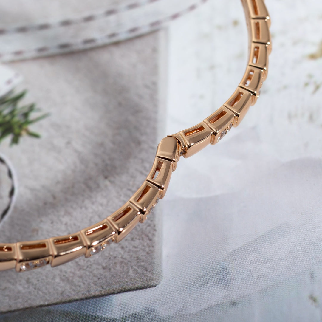 [Lumi Jewels]SERPENTI BRACELET PINK GOLD DIAMOND