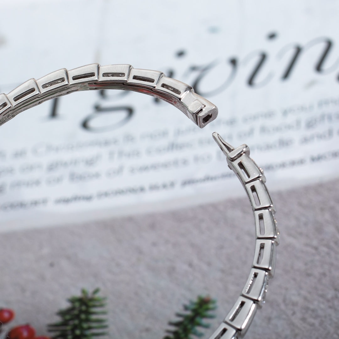 [Lumi Jewels]SERPENTI BRACELET SILVER DIAMOND