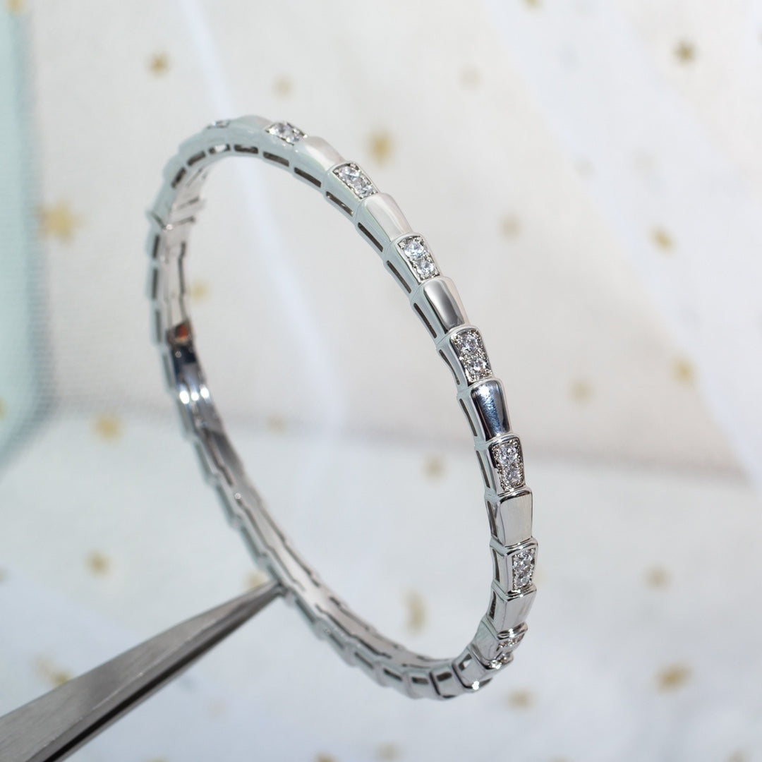 [Lumi Jewels]SERPENTI BRACELET SILVER DIAMOND