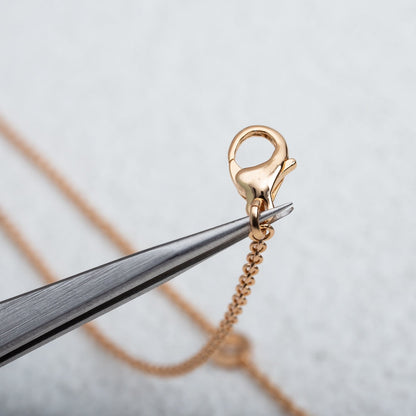 [Lumi Jewels]PARENTESI NECKLACE PINK GOLD