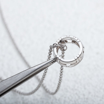[Lumi Jewels]PARENTESI NECKLACE SILVER