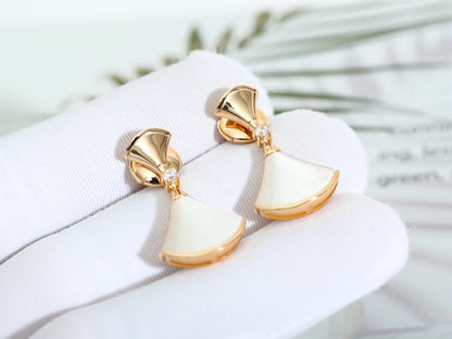 [Lumi Jewels]DREAM MOP PINK GOLD EARRINGS