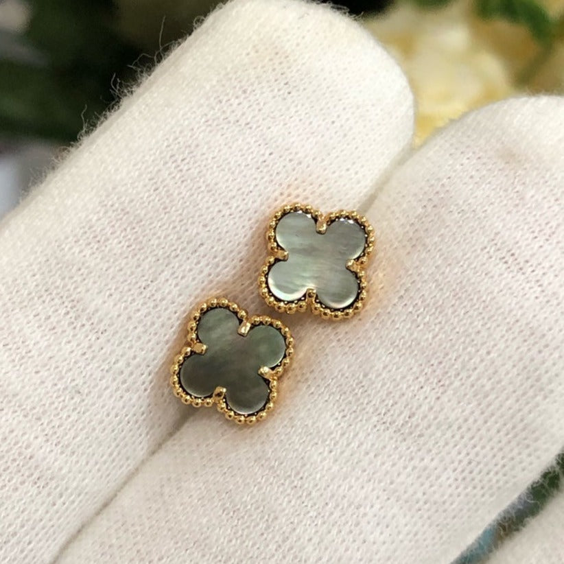 [Lumi Jewels]CLOVER MINI GOLD EARRINGS