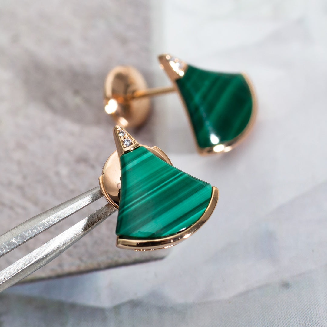 [Lumi Jewels]DIVAS DREAM EARRINGS PINK GOLD