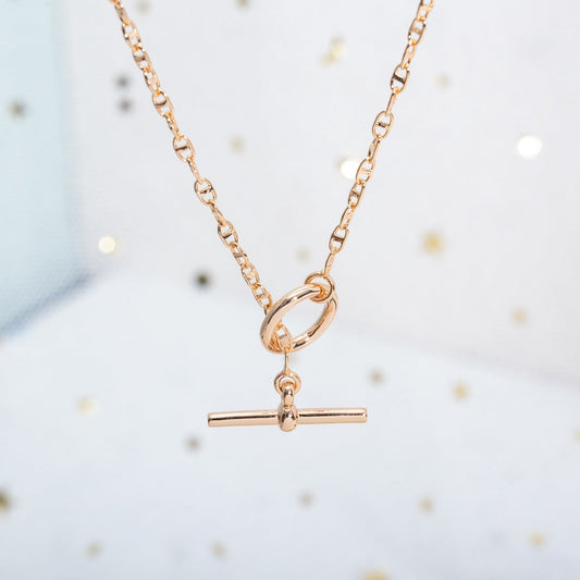 [Lumi Jewels]ECHAPPEE NECKLACE PINK GOLD