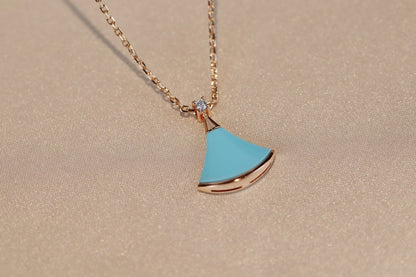 [Lumi Jewels]DREAM NECKLACE TURQUOISE PINK GOLD