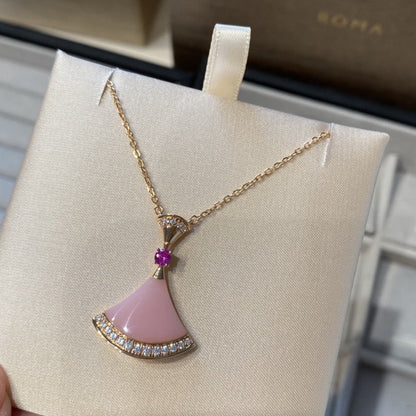 [Lumi Jewels]DREAM NECKLACE PINK OPAL