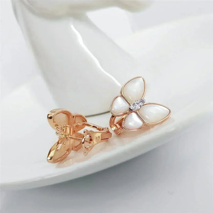 [Lumi Jewels]BUTTERFLY MOP DIAMOND EARRINGS