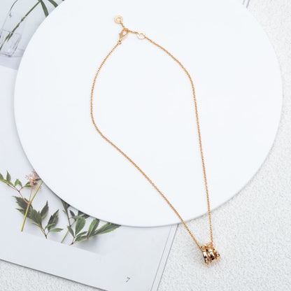 [Lumi Jewels]SERPENTI PINK GOLD NECKLACE DIAMOND