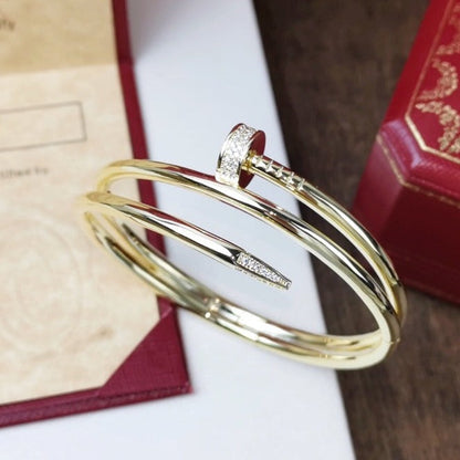 [Lumi Jewels]JUSTE BRACELET 3.5MM DOUBLE ROW DIAMOND