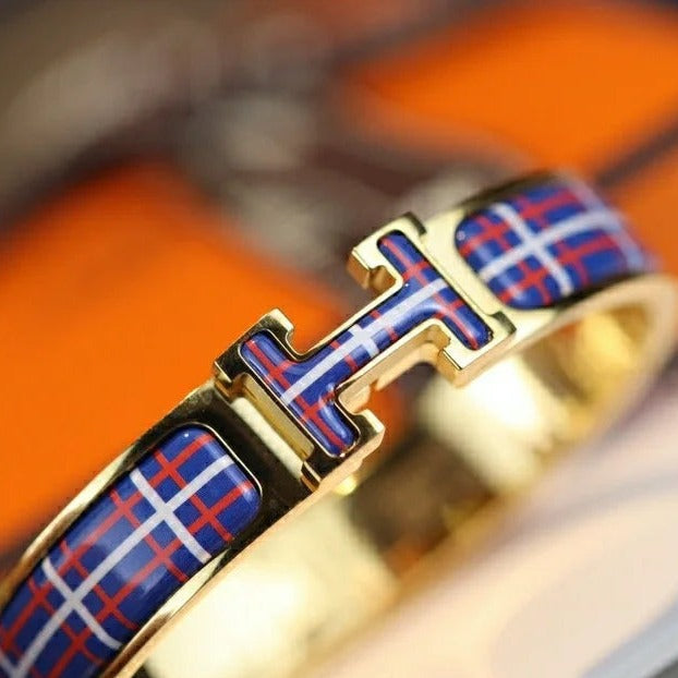 [Lumi Jewels]H TARTAN BRACELET 12MM