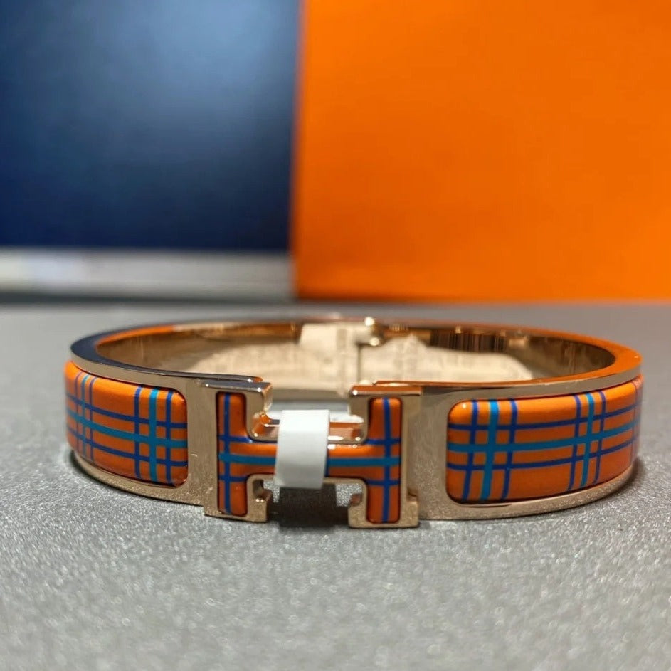 [Lumi Jewels]H TARTAN BRACELET 12MM