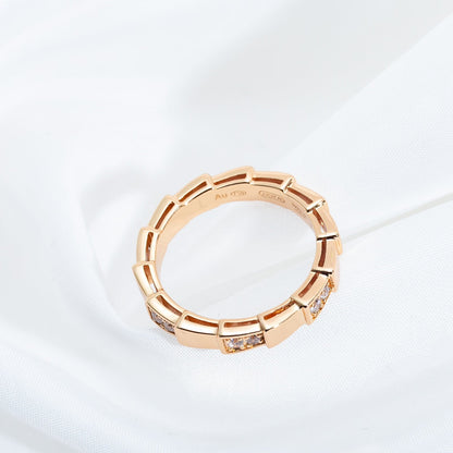 [Lumi Jewels]SERPENTI RING PINK GOLD  3MM
