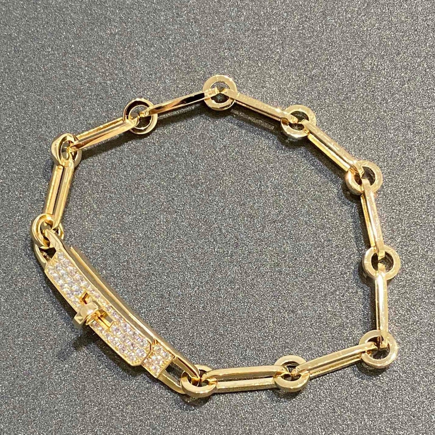 [Lumi Jewels]CHAINE BRACELET SMALL MODEL DIAMOND