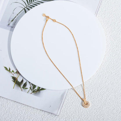[Lumi Jewels]GARI NECKLACE PINK GOLD DIAMOND