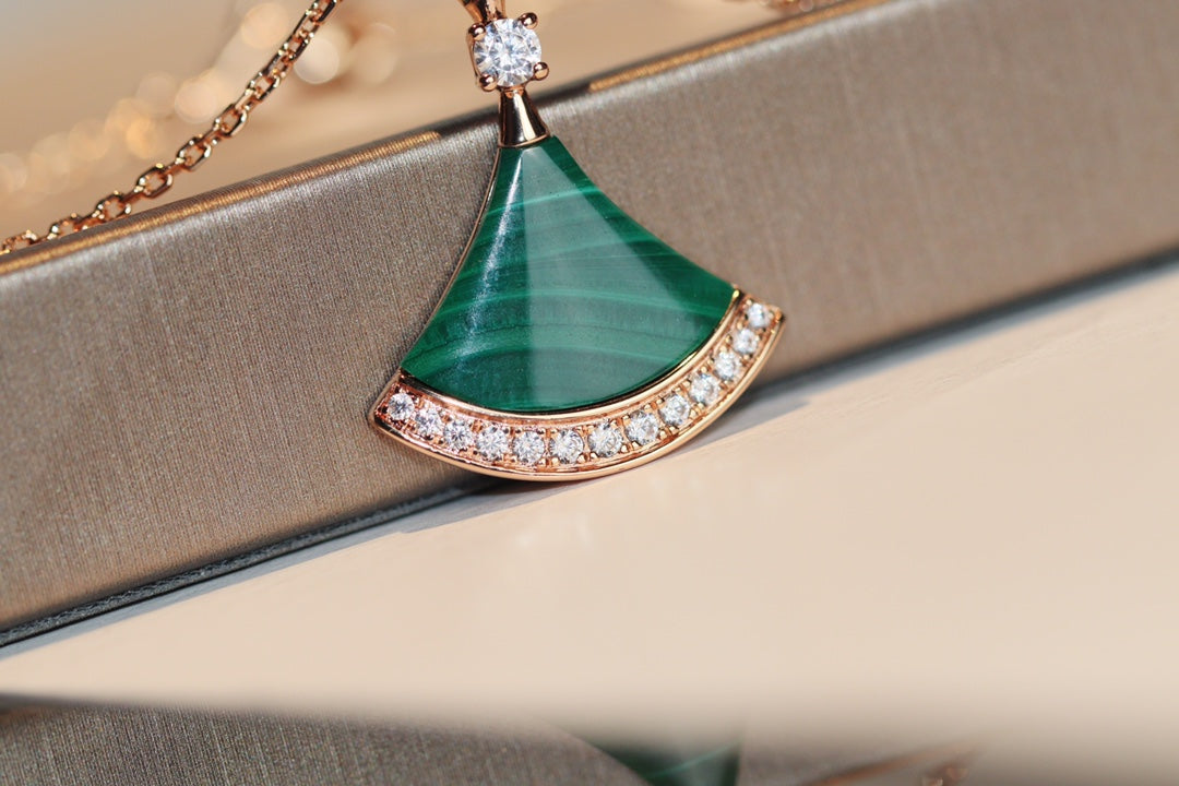 [Lumi Jewels]DREAM NECKLACE MALACHITE DIAMOND