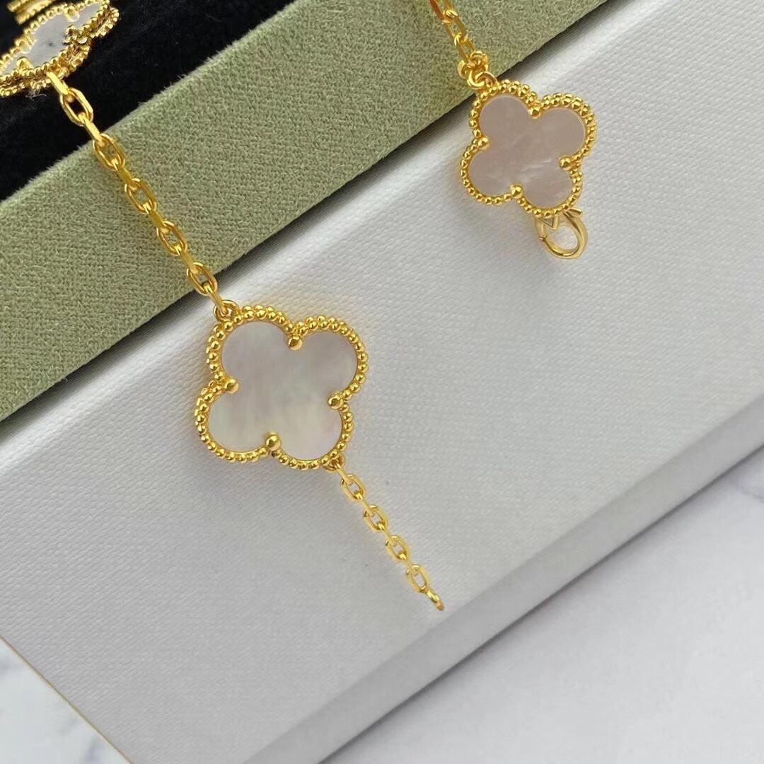 [Lumi Jewels]MAGIC CLOVER MOP GOLD BRACELET 5 MOTIFS