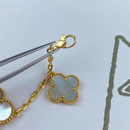 [Lumi Jewels]MAGIC CLOVER MOP GOLD BRACELET 5 MOTIFS