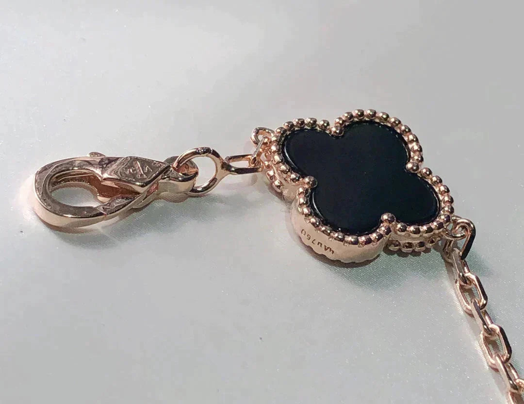 [Lumi Jewels]CLOVER 5 MOTIFS MULTICOLOR  BRACELET