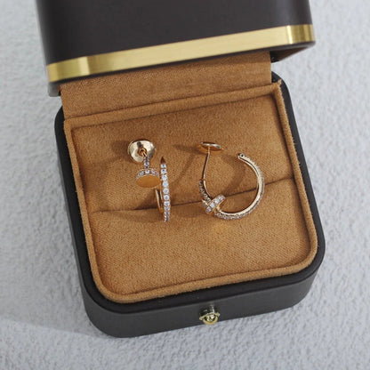 [Lumi Jewelery]JUSTE FULL DIAMOND SMALL EARRINGS