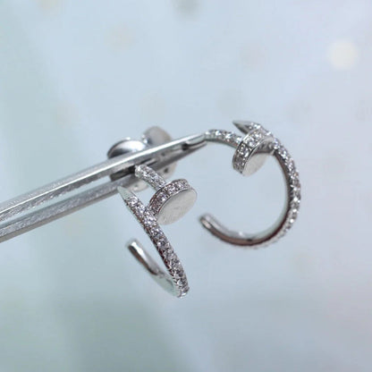 [Lumi Jewelery]JUSTE FULL DIAMOND SMALL EARRINGS