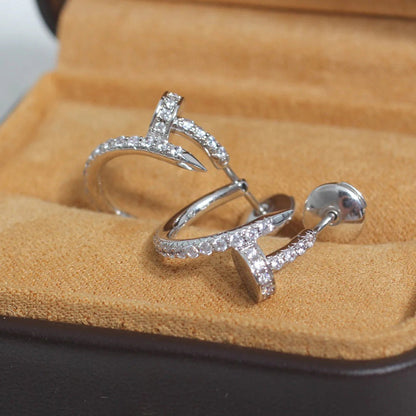 [Lumi Jewelery]JUSTE FULL DIAMOND SMALL EARRINGS