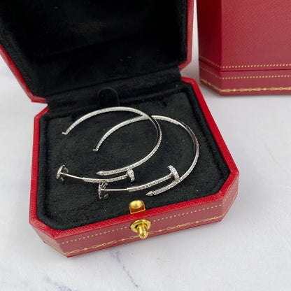 [Lumi Jewelery]JUSTE FULL DIAMOND LARGE EARRINGS