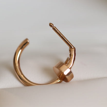 [Lumi Jewels]JUSTE EARRINGS PINK GOLD
