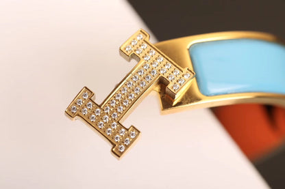 [Lumi Jewels]H CLOUD BLUE BRACELET GOLD DIAMOND