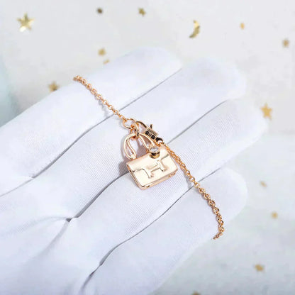 [Lumi Jewels]AMULETTE PEDANT ROSE GOLD NECKLACE