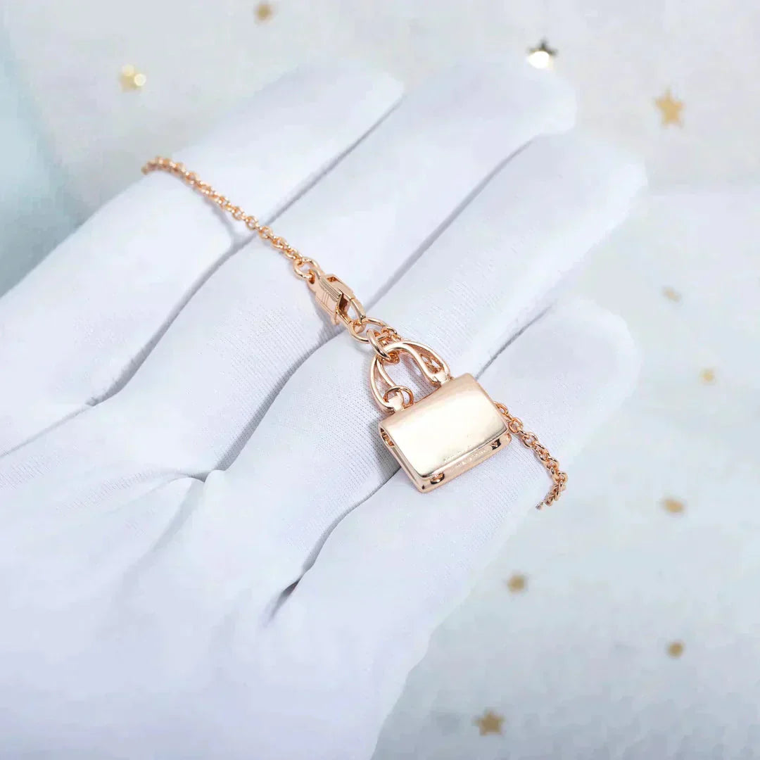 [Lumi Jewels]AMULETTE PEDANT ROSE GOLD NECKLACE