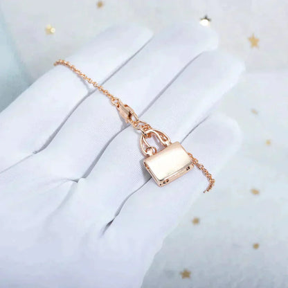 [Lumi Jewels]AMULETTE PEDANT ROSE GOLD NECKLACE