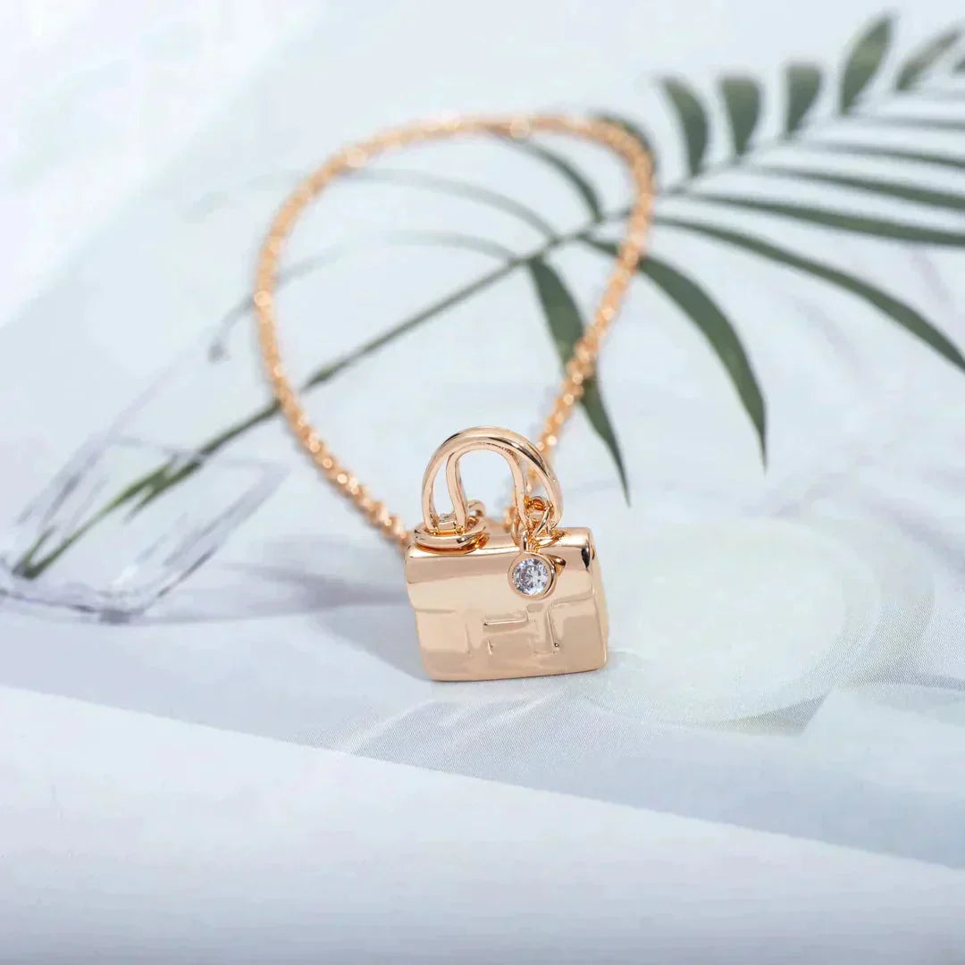 [Lumi Jewels]AMULETTE PEDANT ROSE GOLD NECKLACE