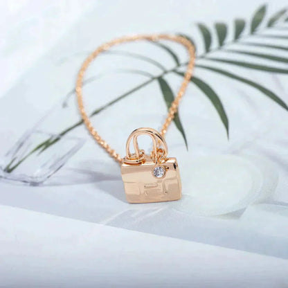 [Lumi Jewels]AMULETTE PEDANT ROSE GOLD NECKLACE