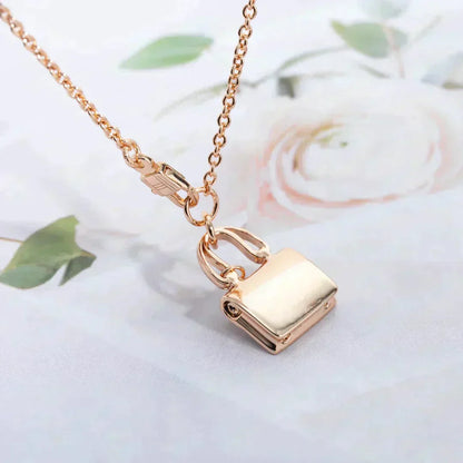 [Lumi Jewels]AMULETTE PEDANT ROSE GOLD NECKLACE