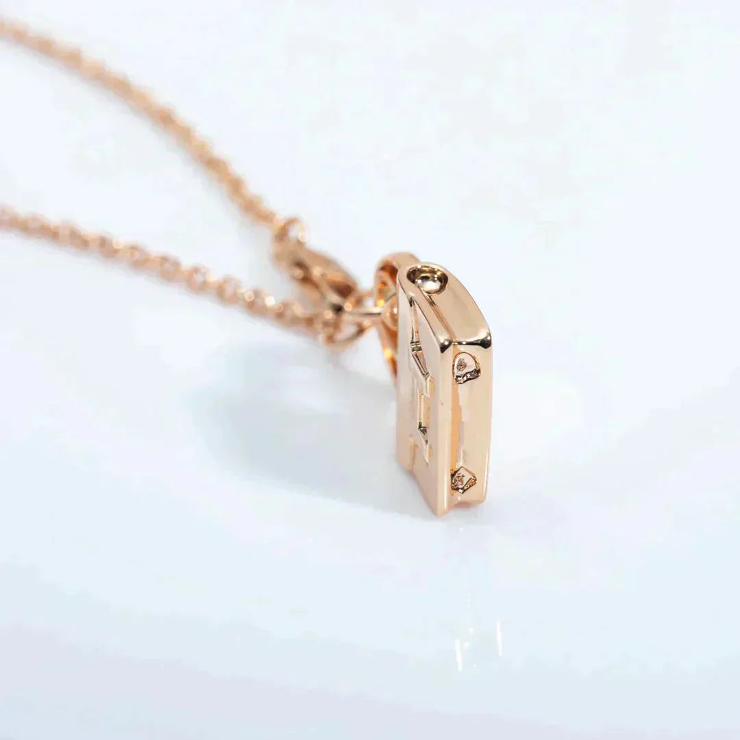 [Lumi Jewels]AMULETTE PEDANT ROSE GOLD NECKLACE