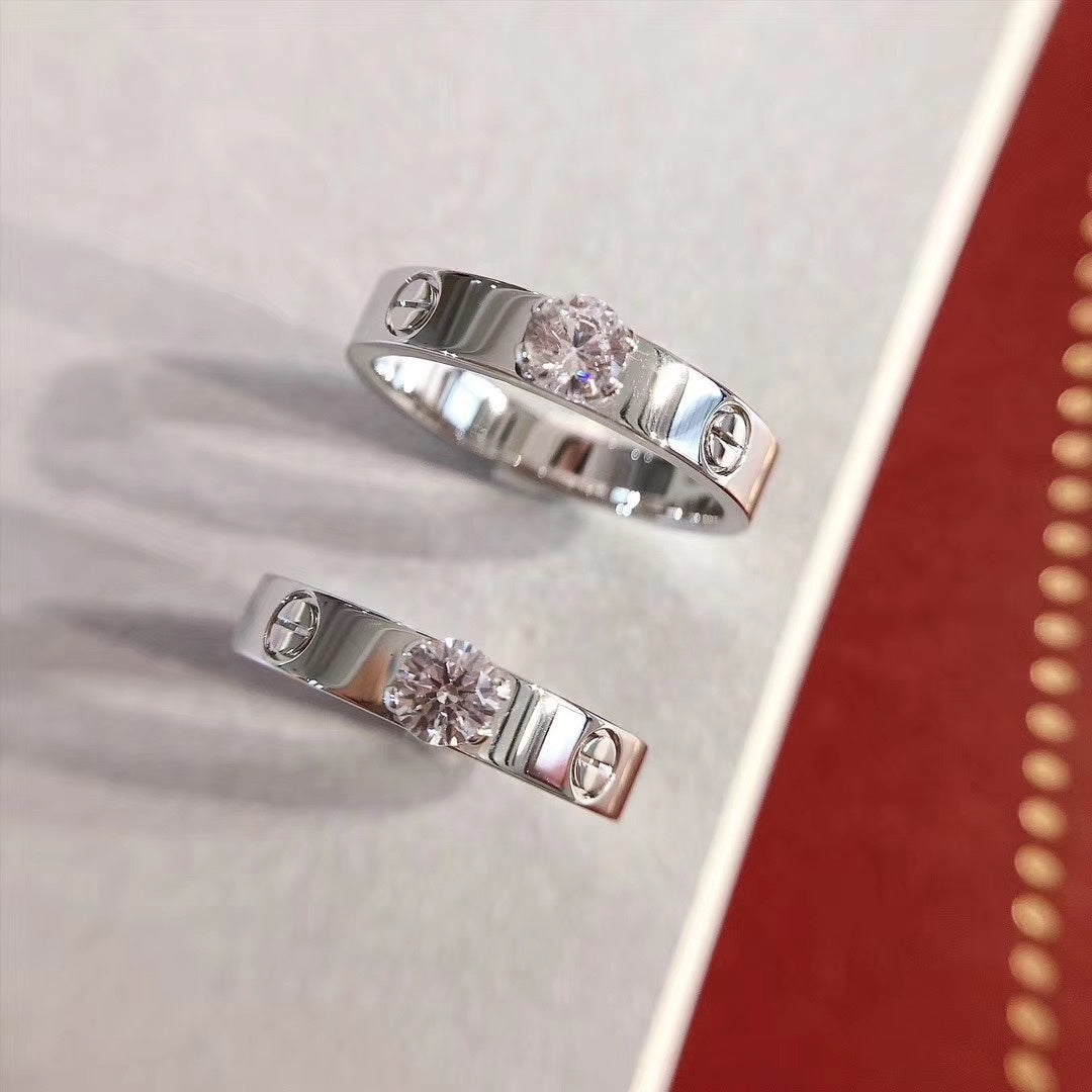 [Lumi Jewels]LOVE RING 3.6MM 1 BIG DIAMOND