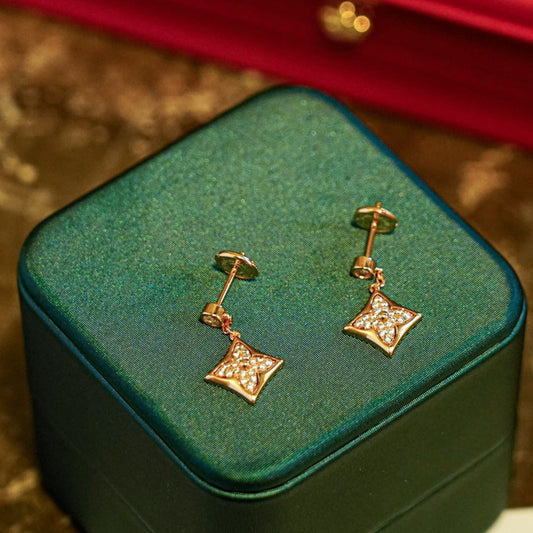 [Lumi Jewels]STAR DIAMONDS EARRINGS GOLD