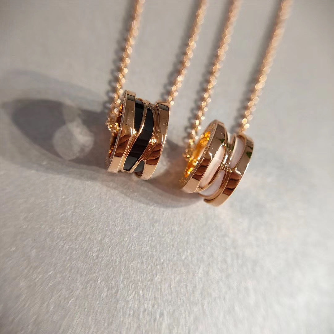 [Lumi Jewels]ZERO 1 NECKLACE PINK GOLD