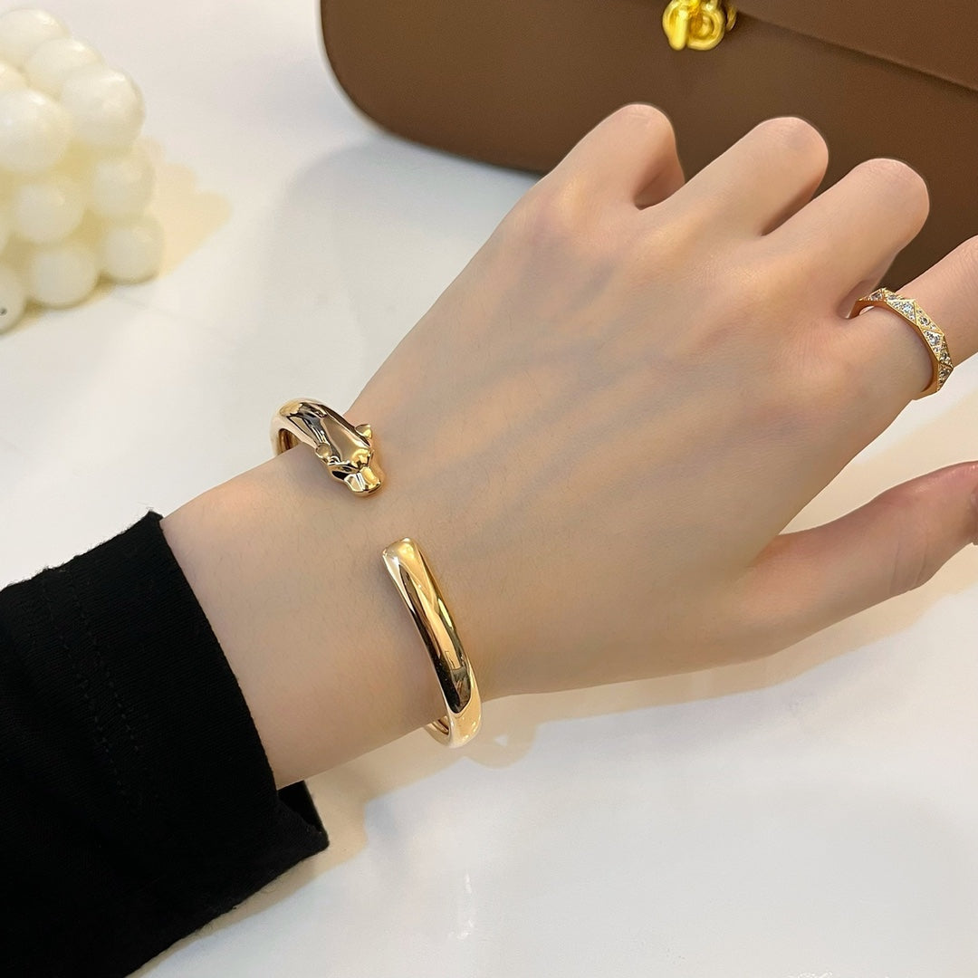 [Lumi Jewels]PANTHERE GOLD OPEN BRACELET